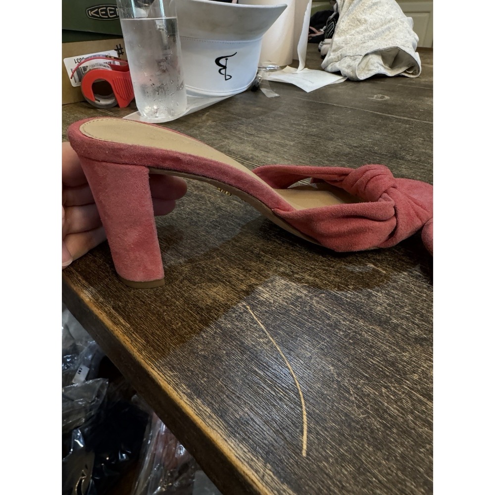 Veronica Beard Women's Pink Ganita Slide Heel Sandal Size 5 - Picture 4 of 12